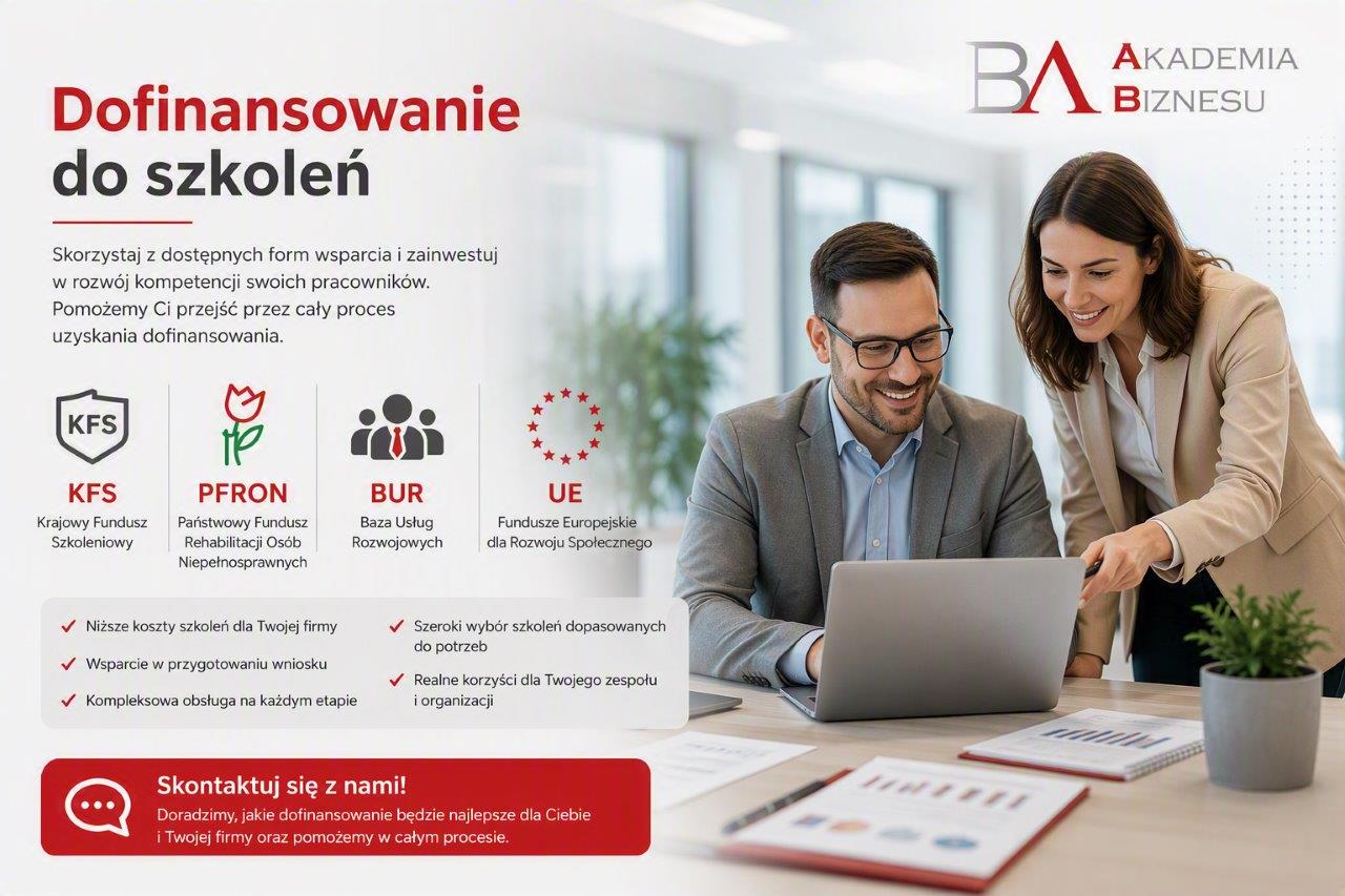 szkolenia dofinansowane, BUR, KFS, UE, PFRON